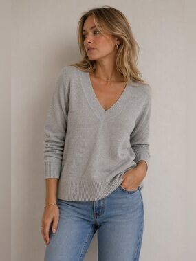 Grey Gap Wool Sweater